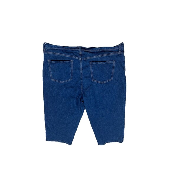 Gloria Vanderbilt Capri Blue Jeans Plus Sz 24 Amanda All Around Slimming Effect - Picture 3 of 9